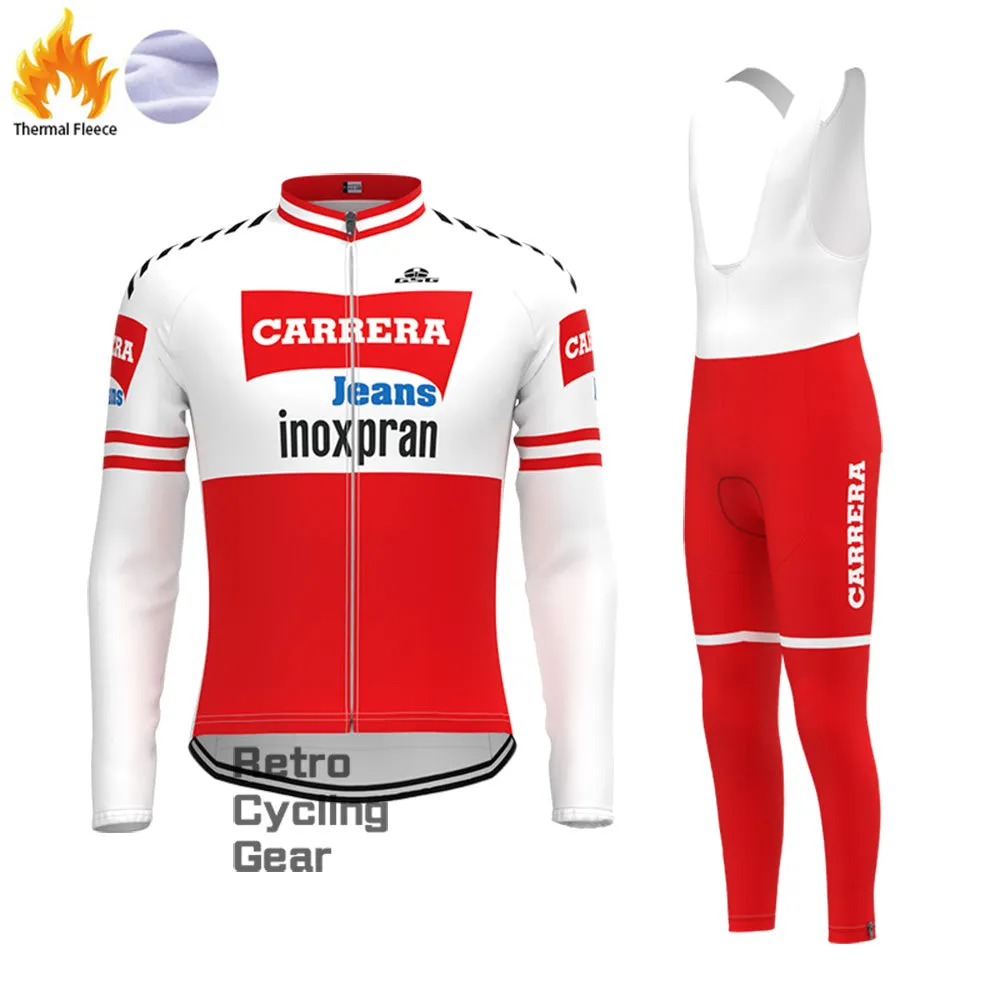 1984 CARRERA Fleece Retro Long Cycling Kits