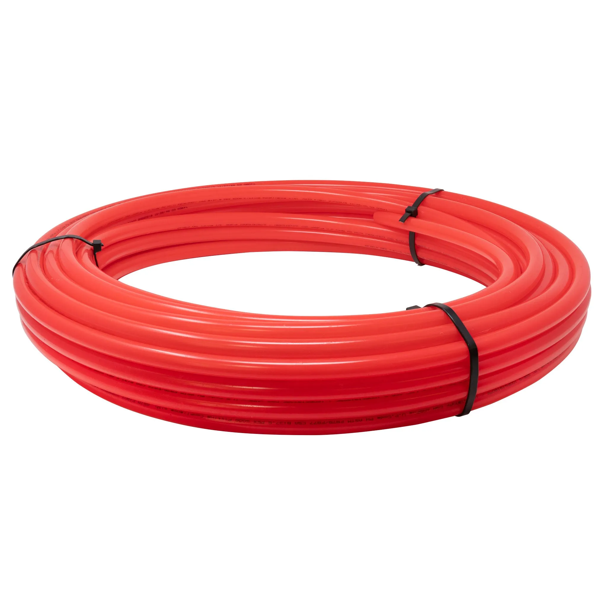 1" OD Red PEX B Polyethylene Pipe for Potable Water - 100 FT Roll