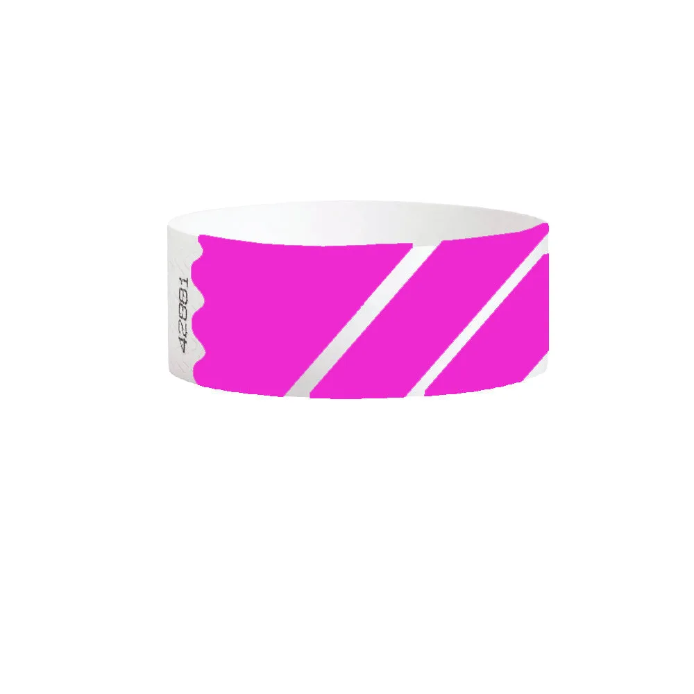 1" Tyvek Wristband Progressive Stripe