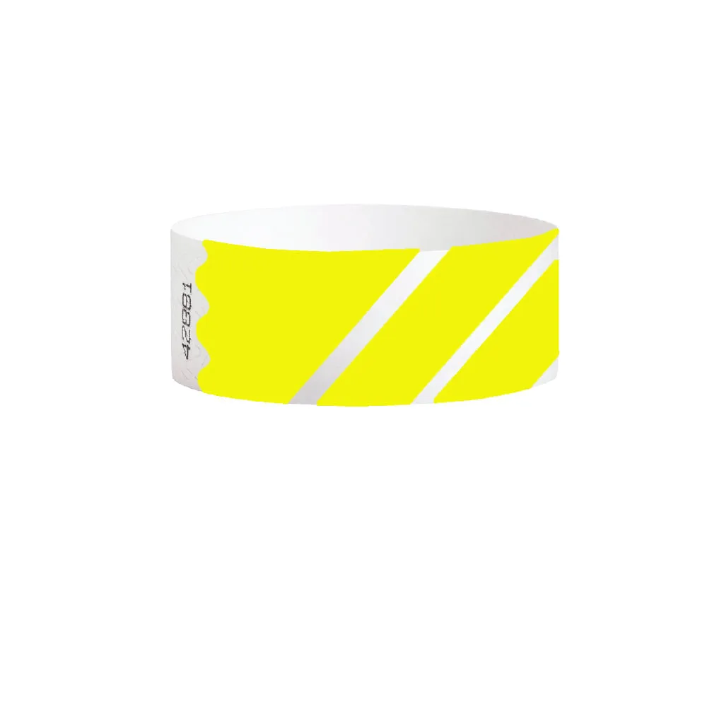 1" Tyvek Wristband Progressive Stripe