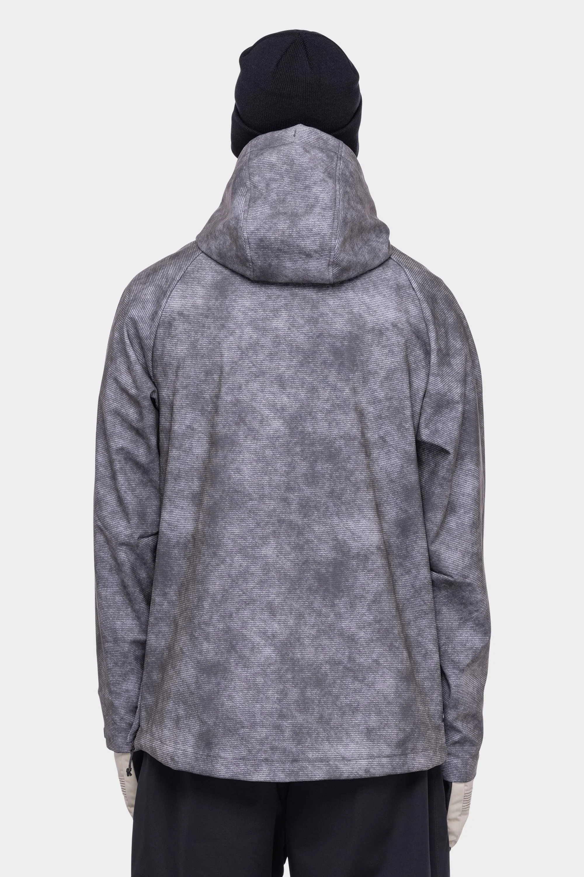 686 Waterproof Hoodie Mens 2023 Charcoal Wash