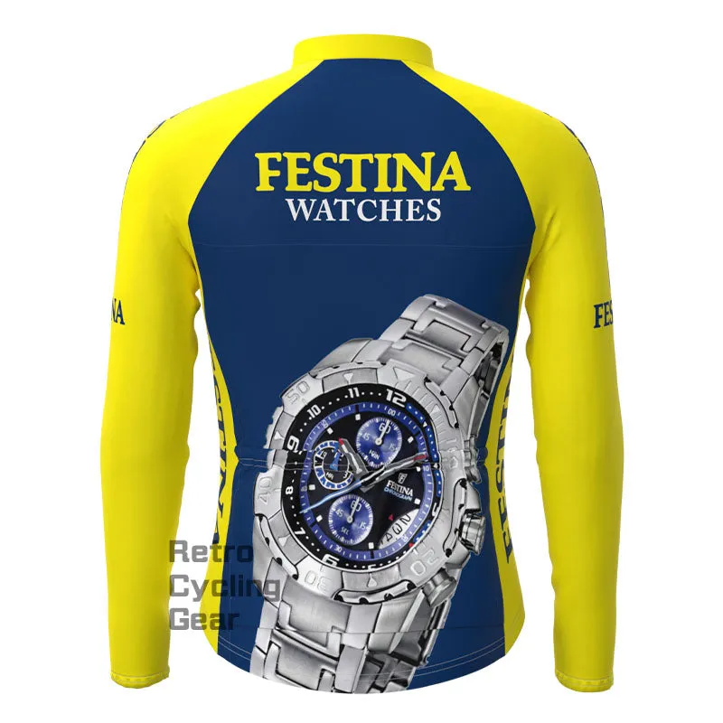 90s FESTINA Fleece Retro Long Cycling Kits