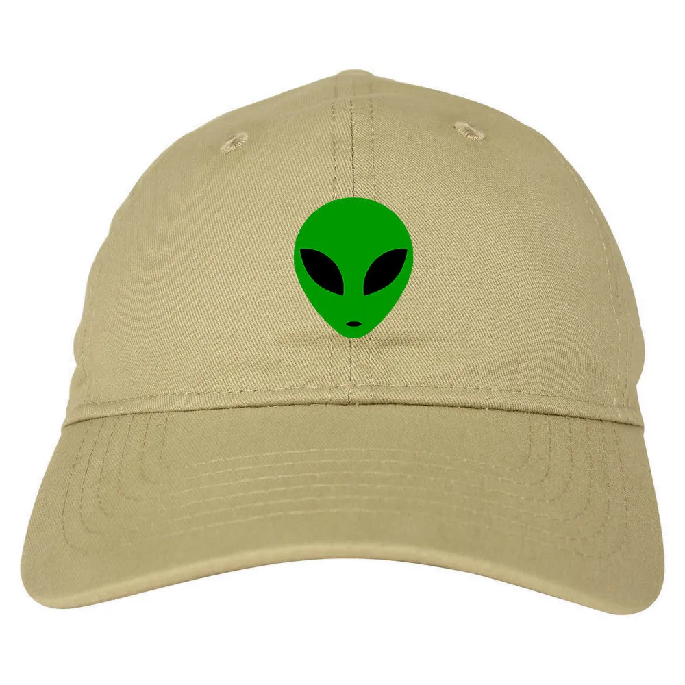 Alien Head Green Dad Hat