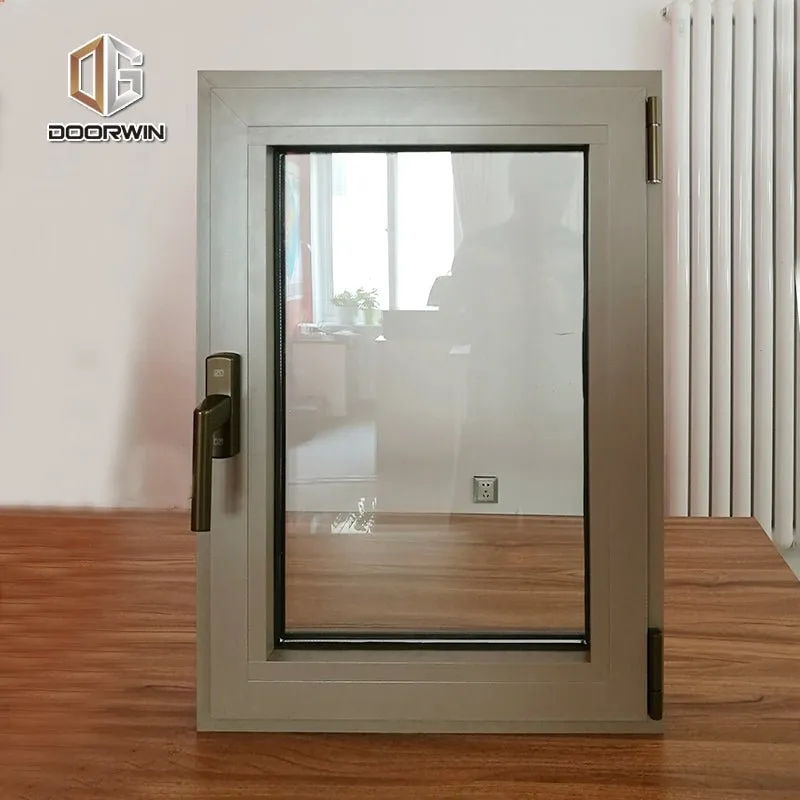 aluminum window with burglar proof screen