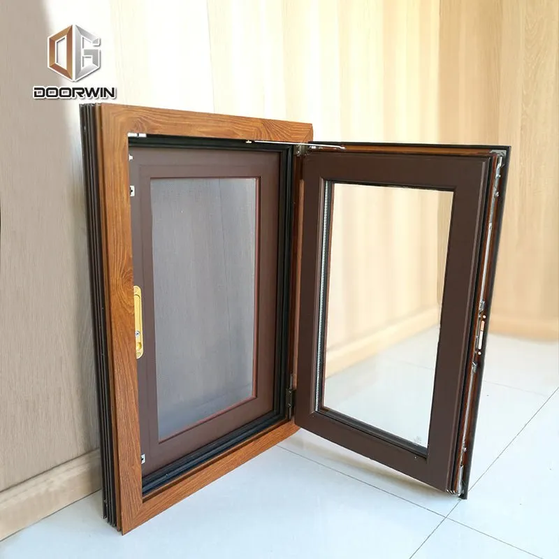 aluminum window with burglar proof screen