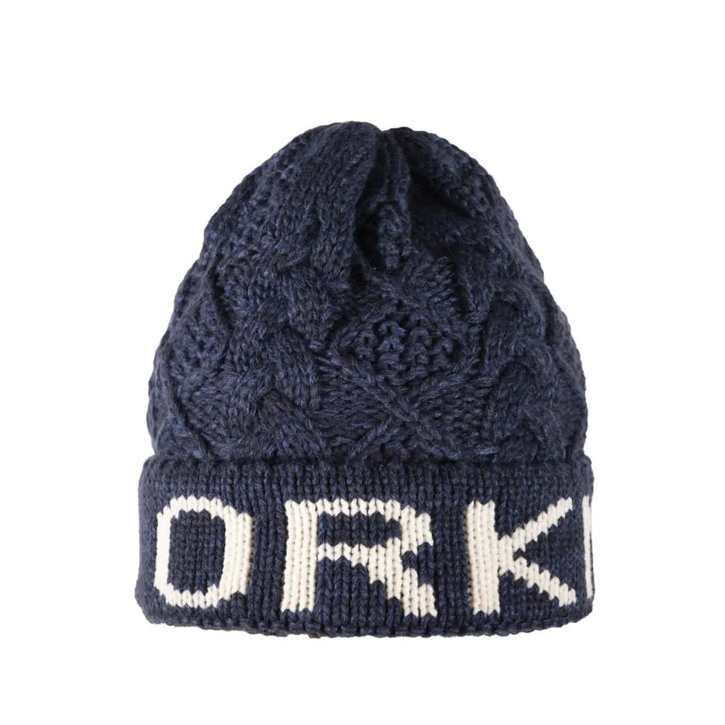 Aran Diamond Cable Orkney Beanie