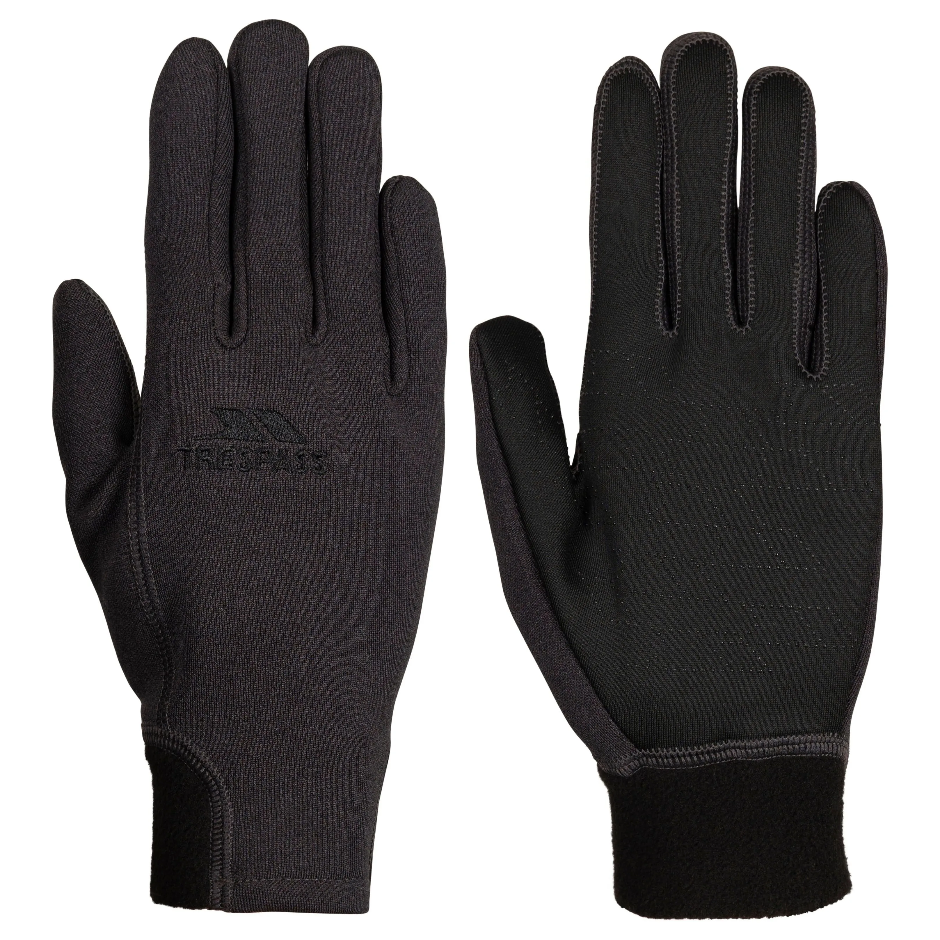 Atherton Kids Touch Screen Insulated Knitted Gloves in Carbon Marl