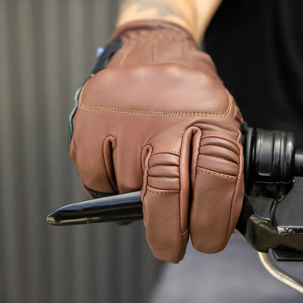 BILTWELL BELDEN LEATHER GLOVE [CHOCOLATE]