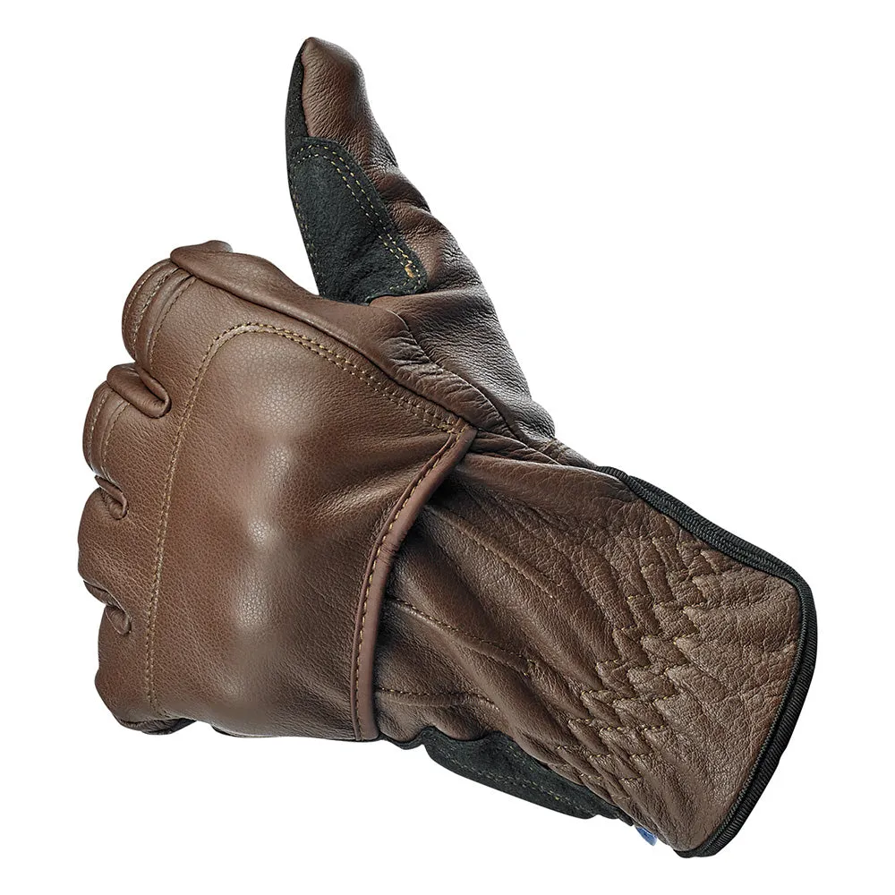 BILTWELL BELDEN LEATHER GLOVE [CHOCOLATE]