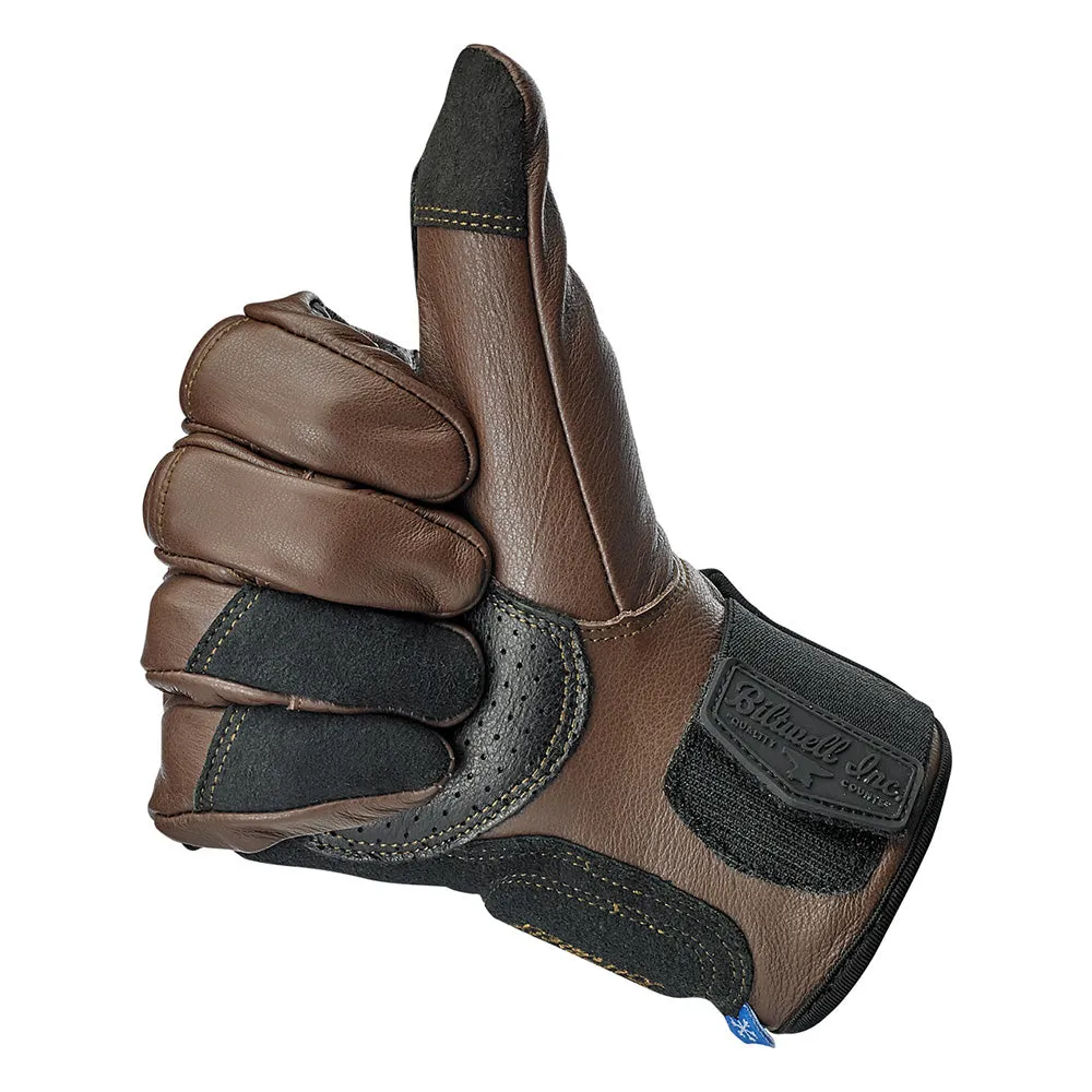 BILTWELL BELDEN LEATHER GLOVE [CHOCOLATE]