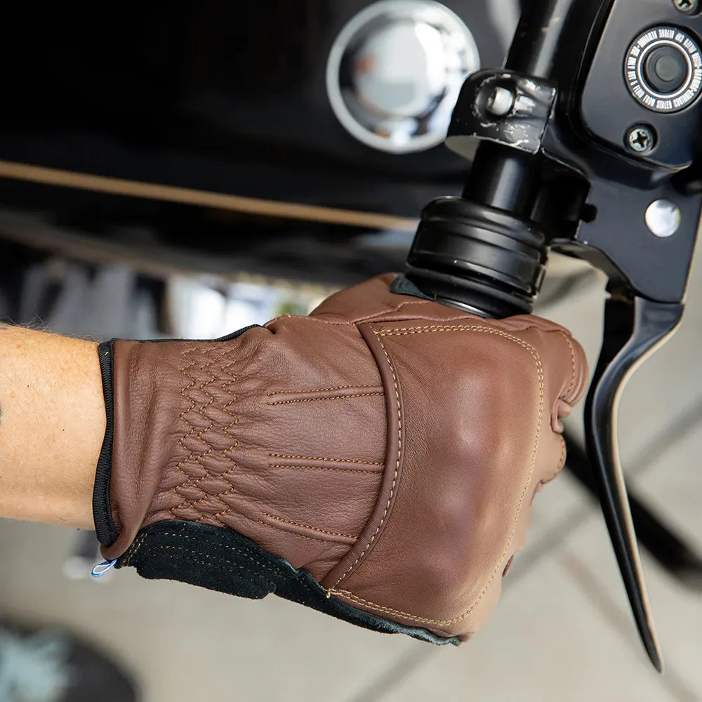 BILTWELL BELDEN LEATHER GLOVE [CHOCOLATE]