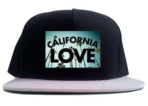 California Love Cali Palm Trees 2 Tone Snapback Hat