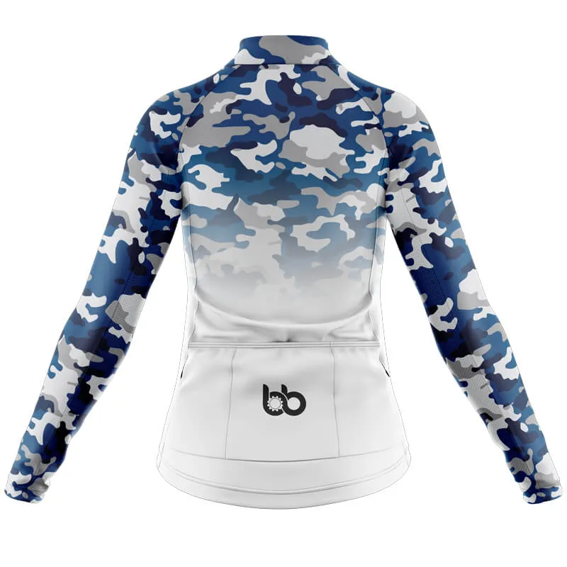 Camouflage Neck Club Jerseys (V3) (Blue-White)