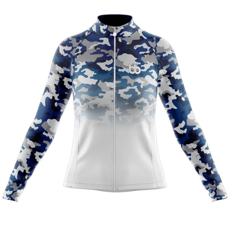 Camouflage Neck Club Jerseys (V3) (Blue-White)