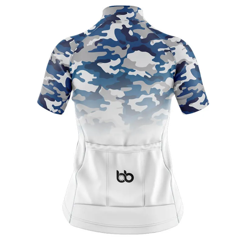 Camouflage Neck Club Jerseys (V3) (Blue-White)