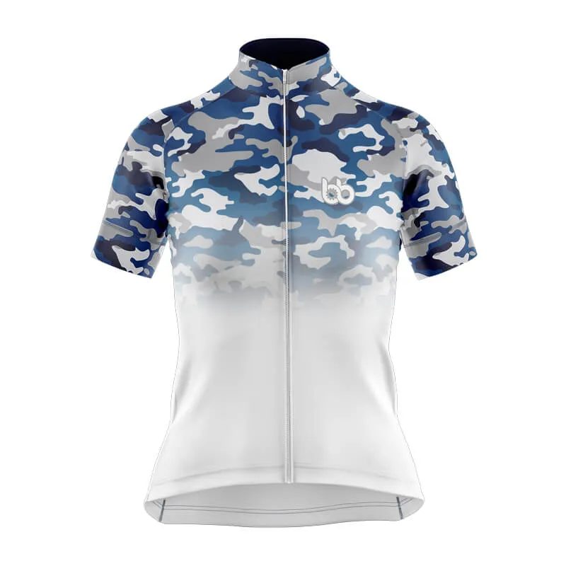 Camouflage Neck Club Jerseys (V3) (Blue-White)