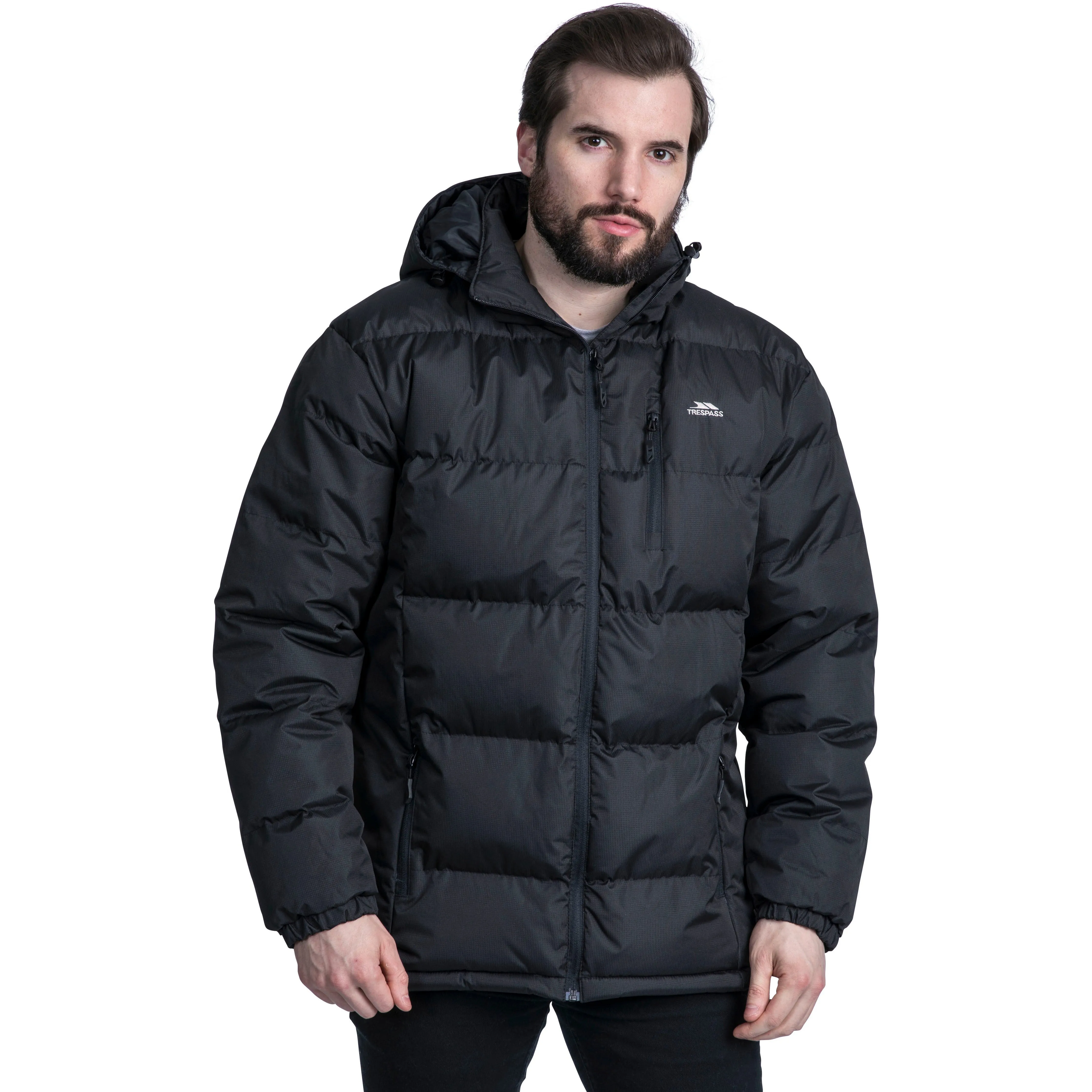 Clip Mens Padded Casual Jacket - Black