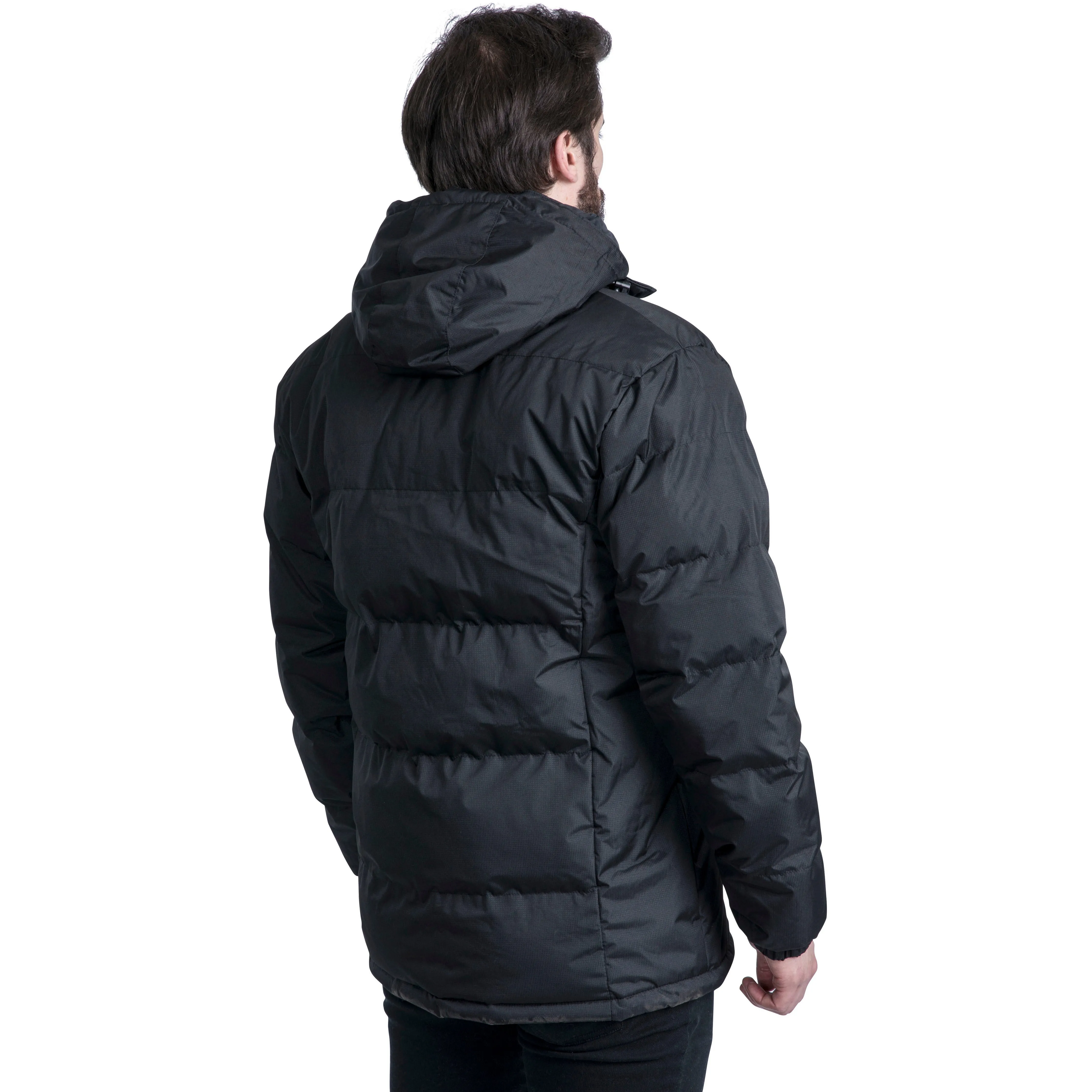 Clip Mens Padded Casual Jacket - Black