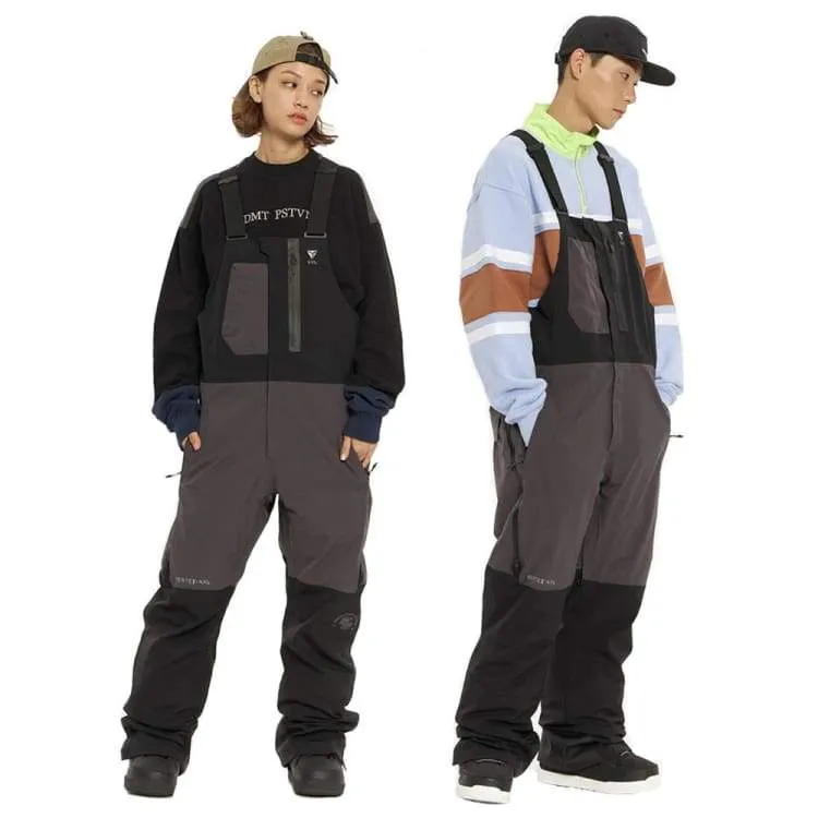 DIMITO NXL OVERALL SNOW PANTS-BLACK [KOREAN BRAND]