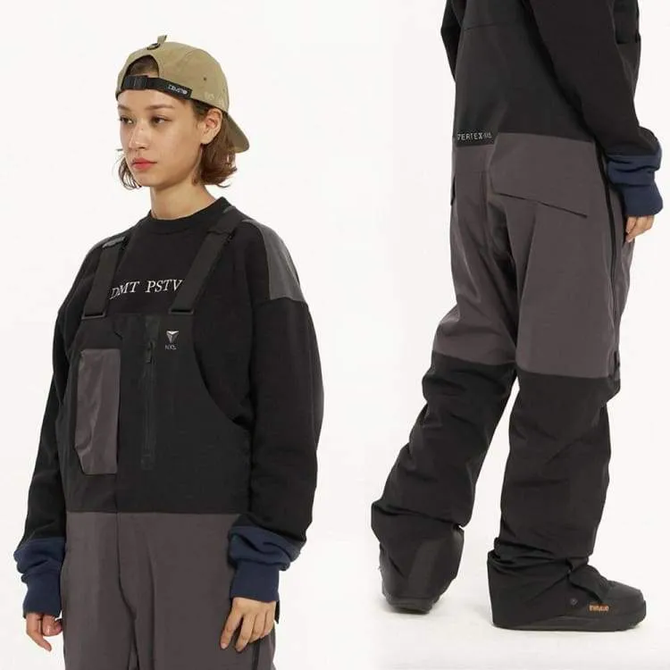 DIMITO NXL OVERALL SNOW PANTS-BLACK [KOREAN BRAND]