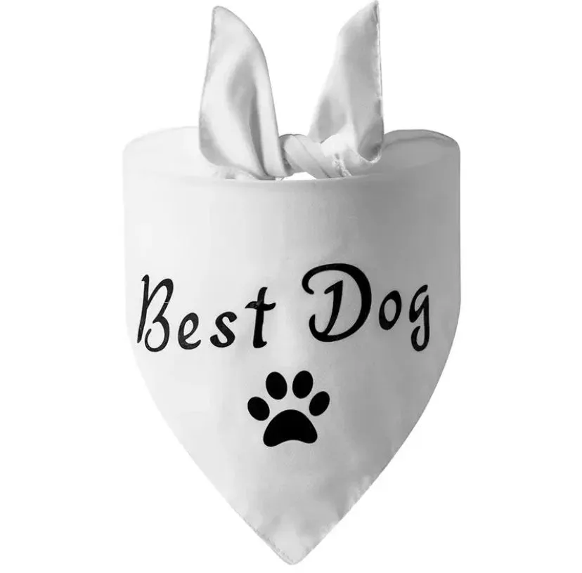 Dog Wedding Scarf Bandana Best Man Scarf for Dog, Dog Best Man Scarf, Best Man Dog Neck Scarf, Dog Wedding Scarf, Dog Ring Bearer