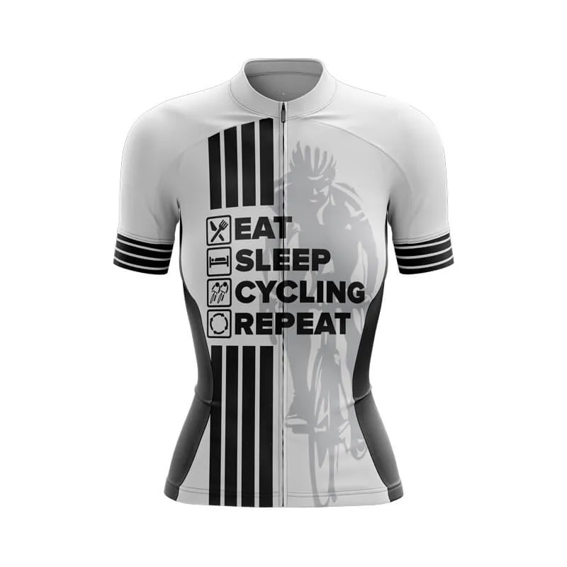 Eat Sleep Cycling Repeat (V1) jerseys