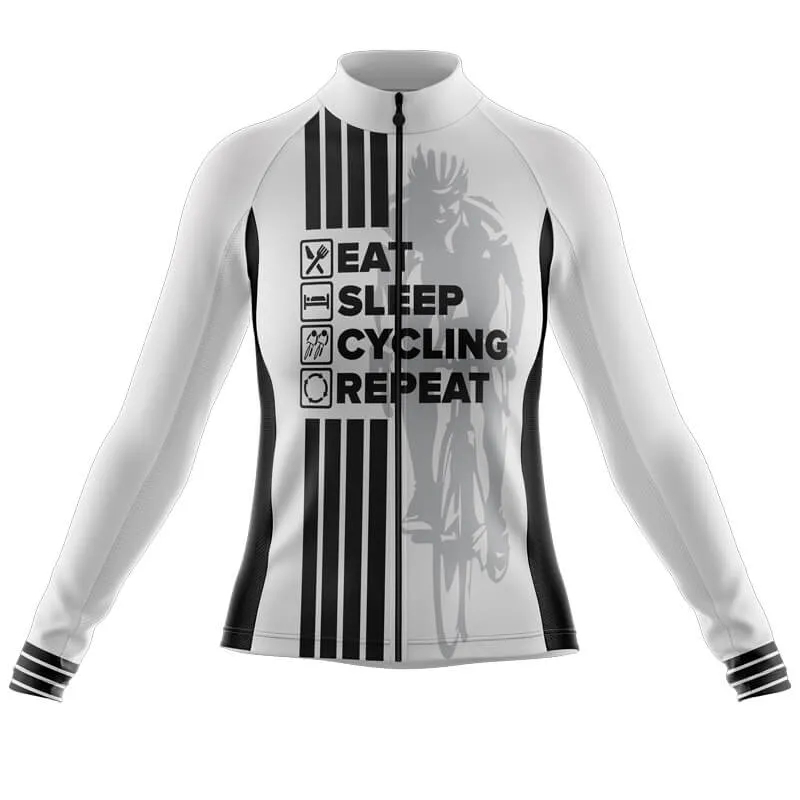 Eat Sleep Cycling Repeat (V1) jerseys