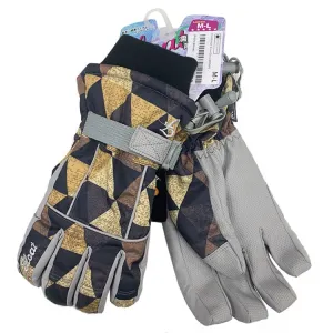 Float Women Snow Glove-BROWN