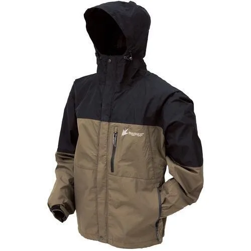 Frogg Toggs Toad Rage 2-Tone Jacket Stone/Black - Large