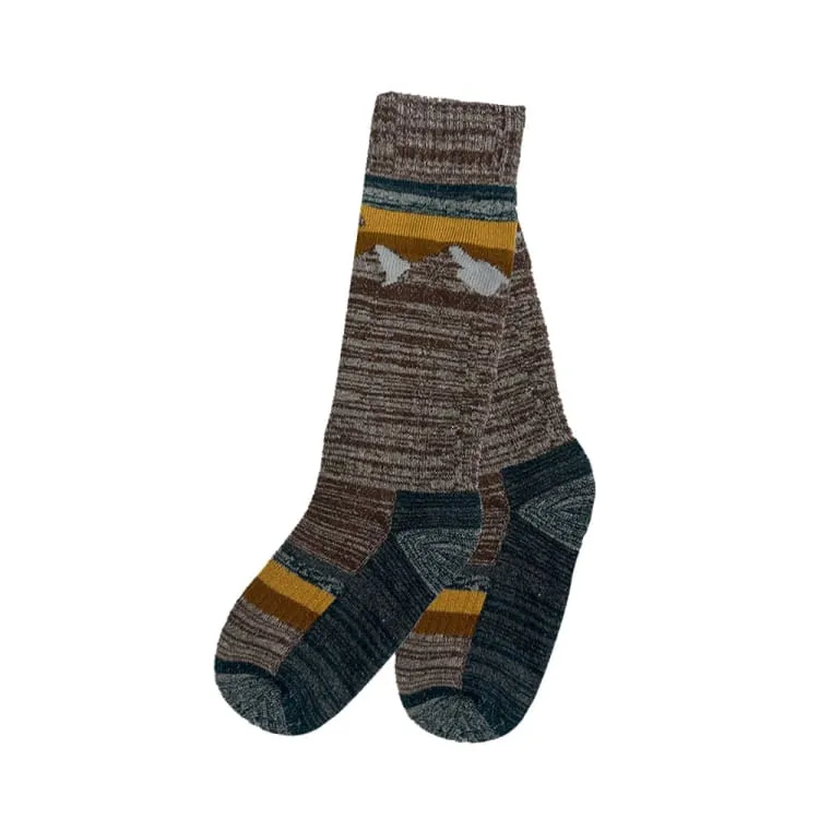 Genetics Kids Snow Socks-KHAKI