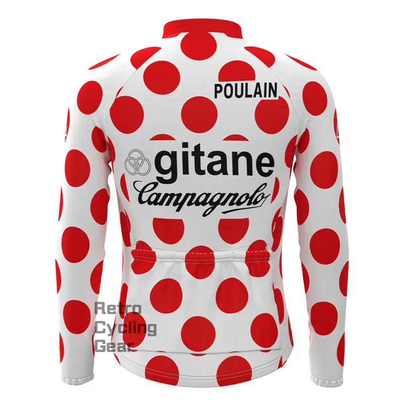 gitane Red dot Fleece Retro Cycling Kits