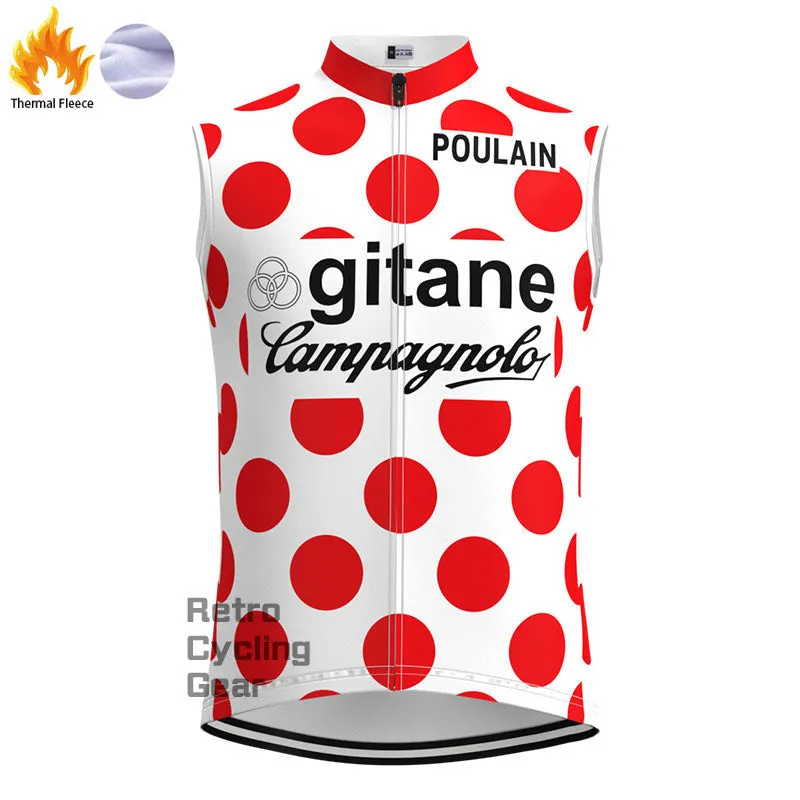 gitane Red dot Fleece Retro Cycling Kits