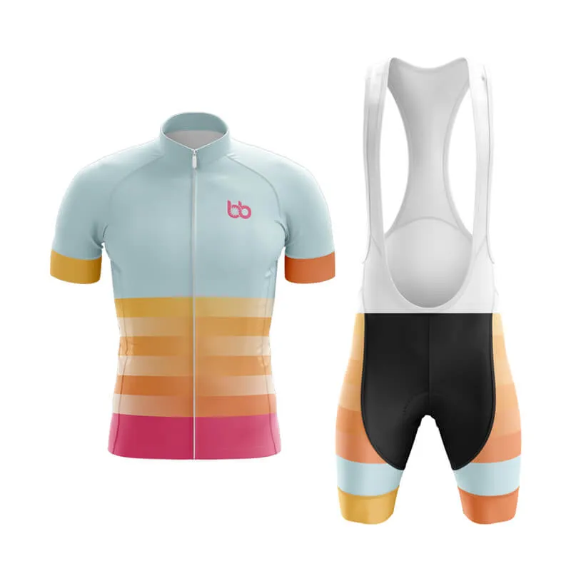 Gradient Frequency Club Cycling Kit (Blue-Yellow-Pink)