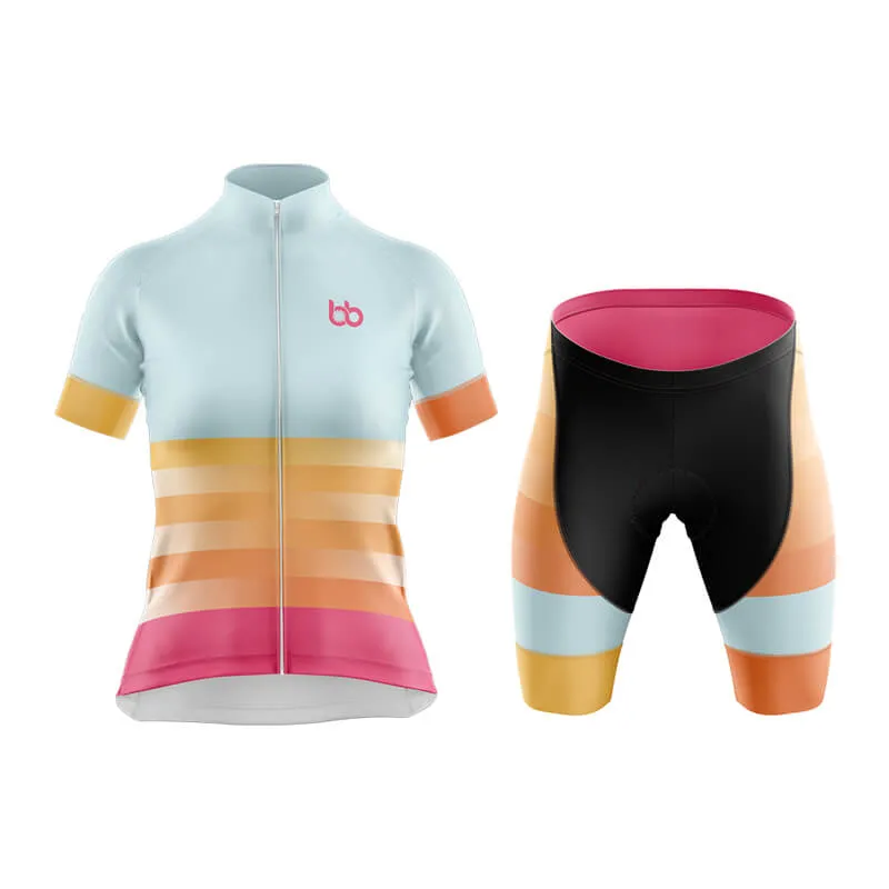 Gradient Frequency Club Cycling Kit (Blue-Yellow-Pink)