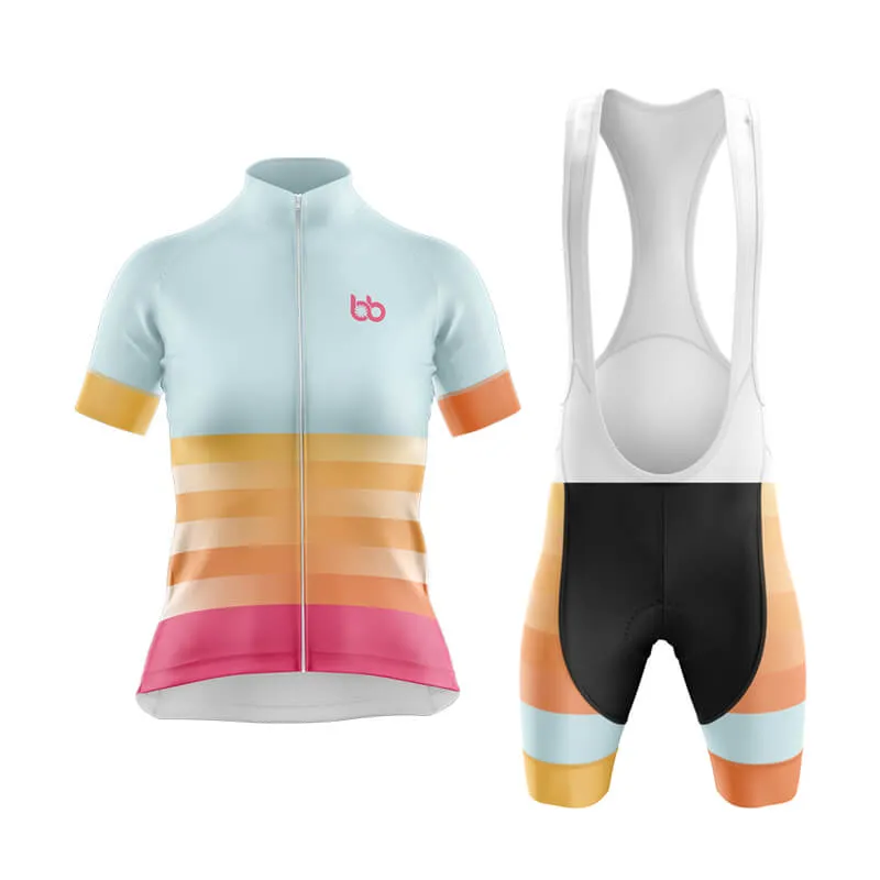 Gradient Frequency Club Cycling Kit (Blue-Yellow-Pink)