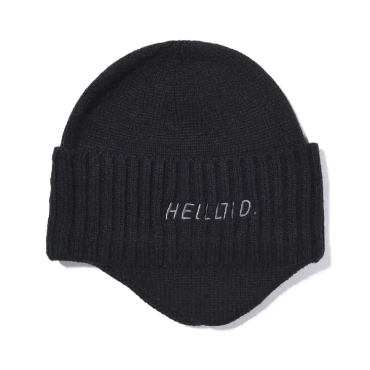 Helloid Ear Maff Beanie-BLACK