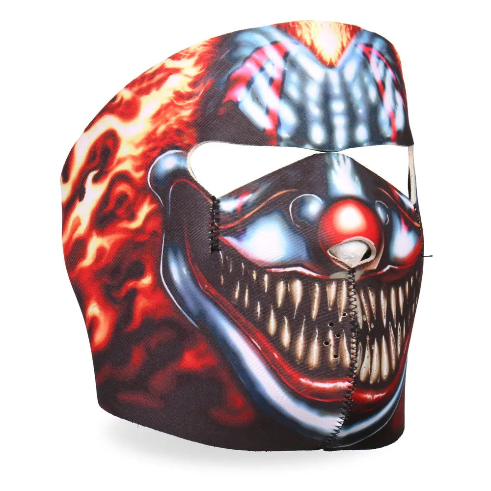 Hot Leathers FMA1023 Smoking Clown Neoprene Face Mask