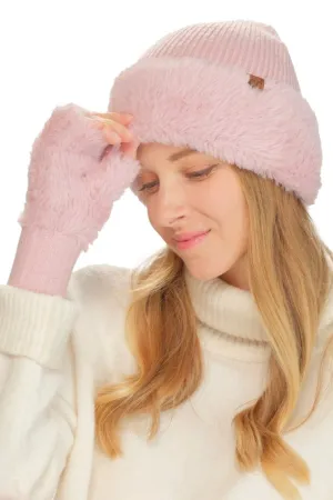 HTE0105 Faux Fur Cuff Beanie