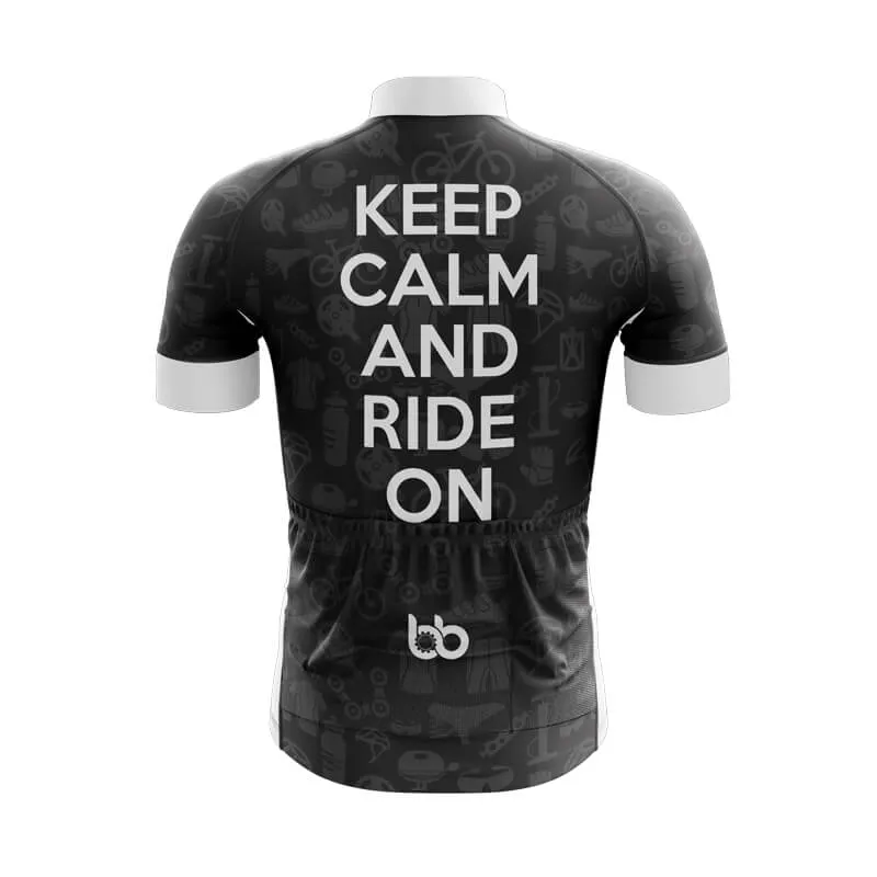 Keep Calm And Ride On Jerseys (Black)