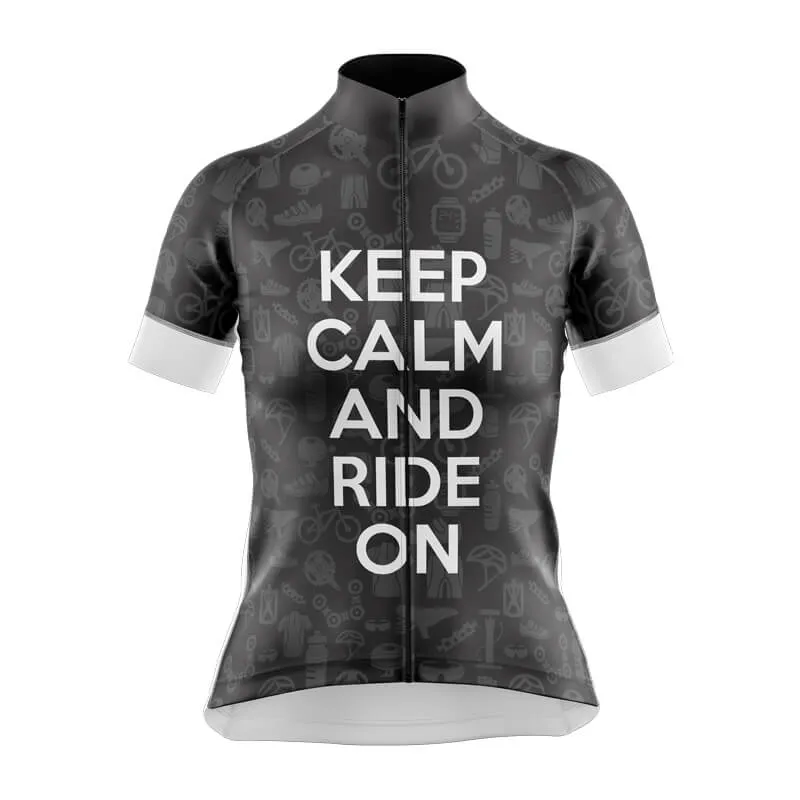 Keep Calm And Ride On Jerseys (Black)