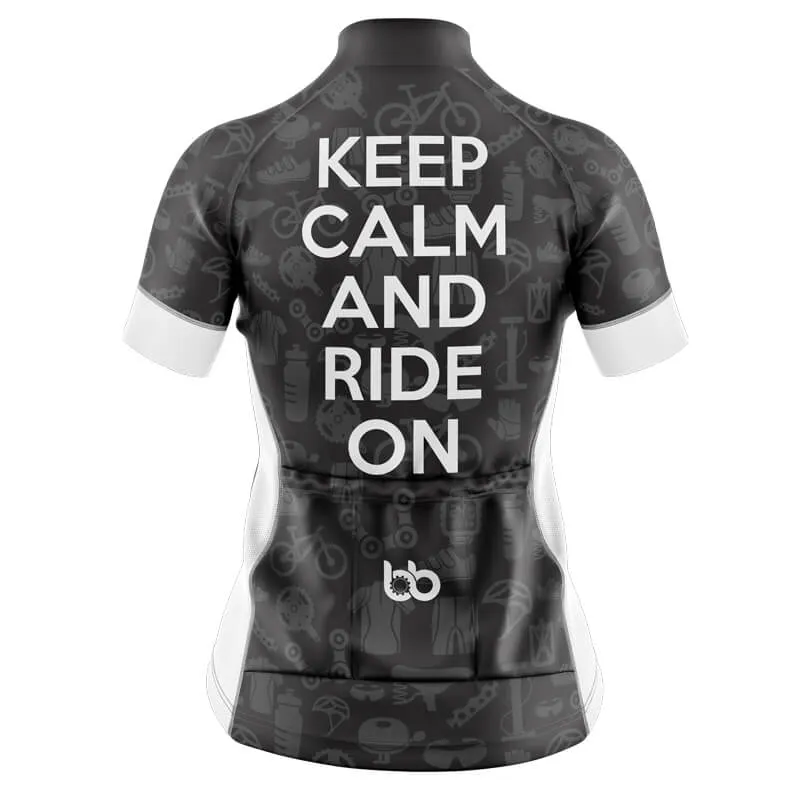 Keep Calm And Ride On Jerseys (Black)