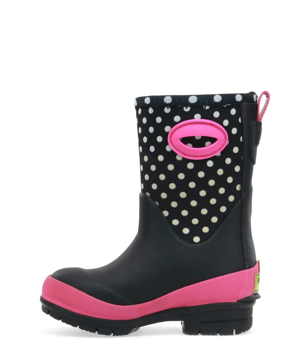 Kids Youth Chloe Dot Neoprene Cold Weather Boot - Black