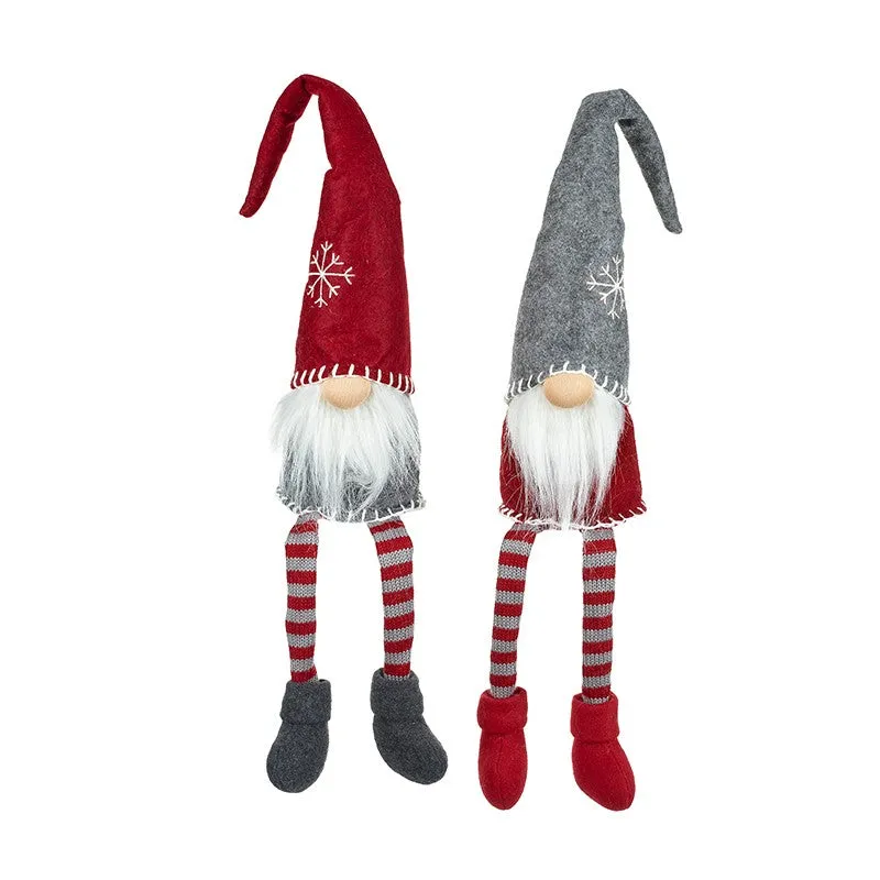 Large Long Leg Festive Gonk Decoration - Various Colours