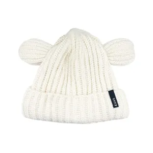 Lux Bear Beanie-WHITE