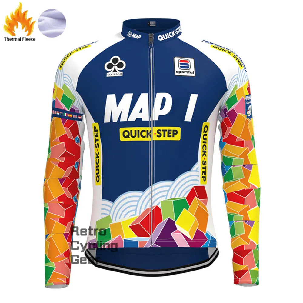 MAPI Fleece Retro Long Cycling Kits