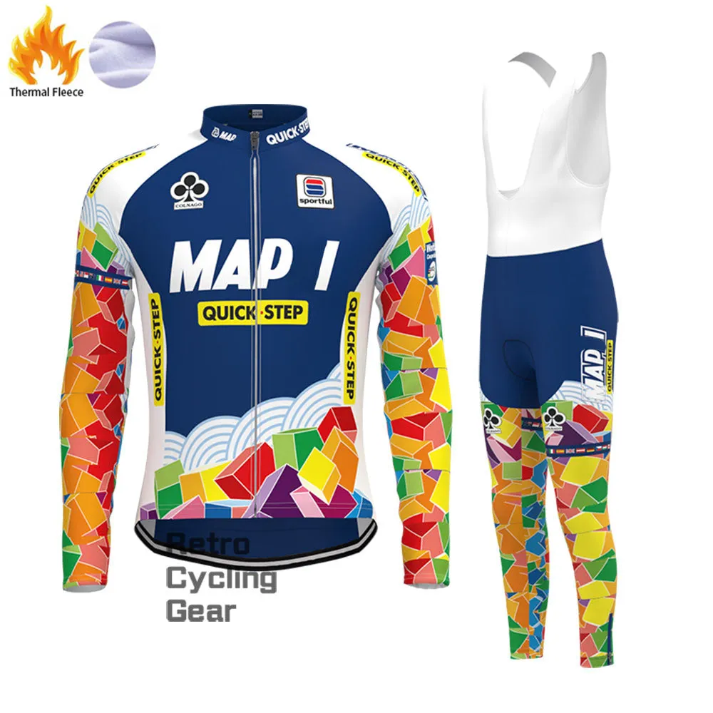 MAPI Fleece Retro Long Cycling Kits