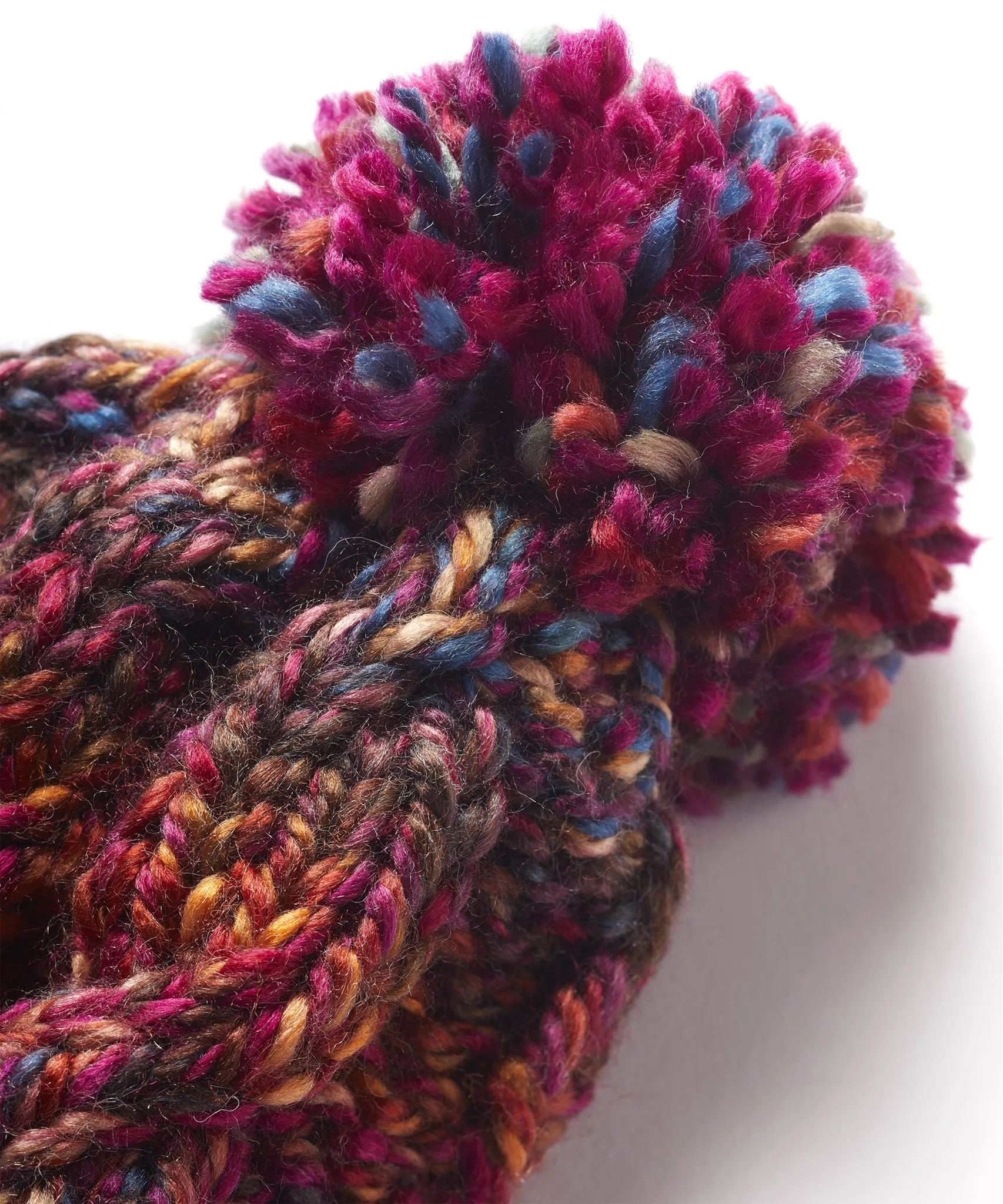 Merino Blend Cable Bobble Hat