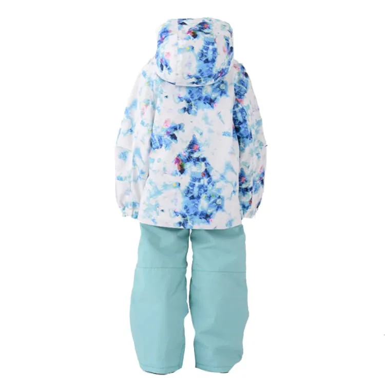 Nima Kids Snow Suits-WHITE FLOWER (Japanese Brand)