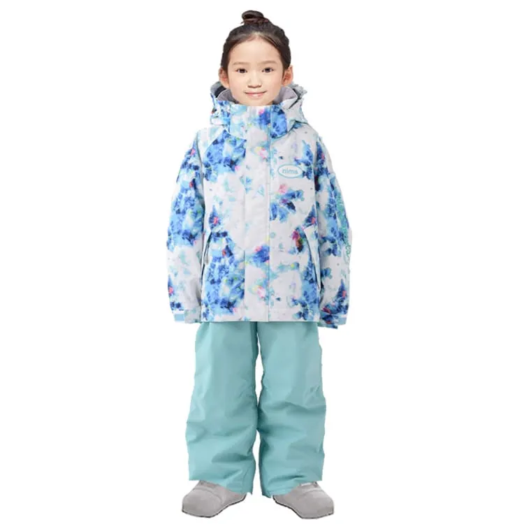 Nima Kids Snow Suits-WHITE FLOWER (Japanese Brand)