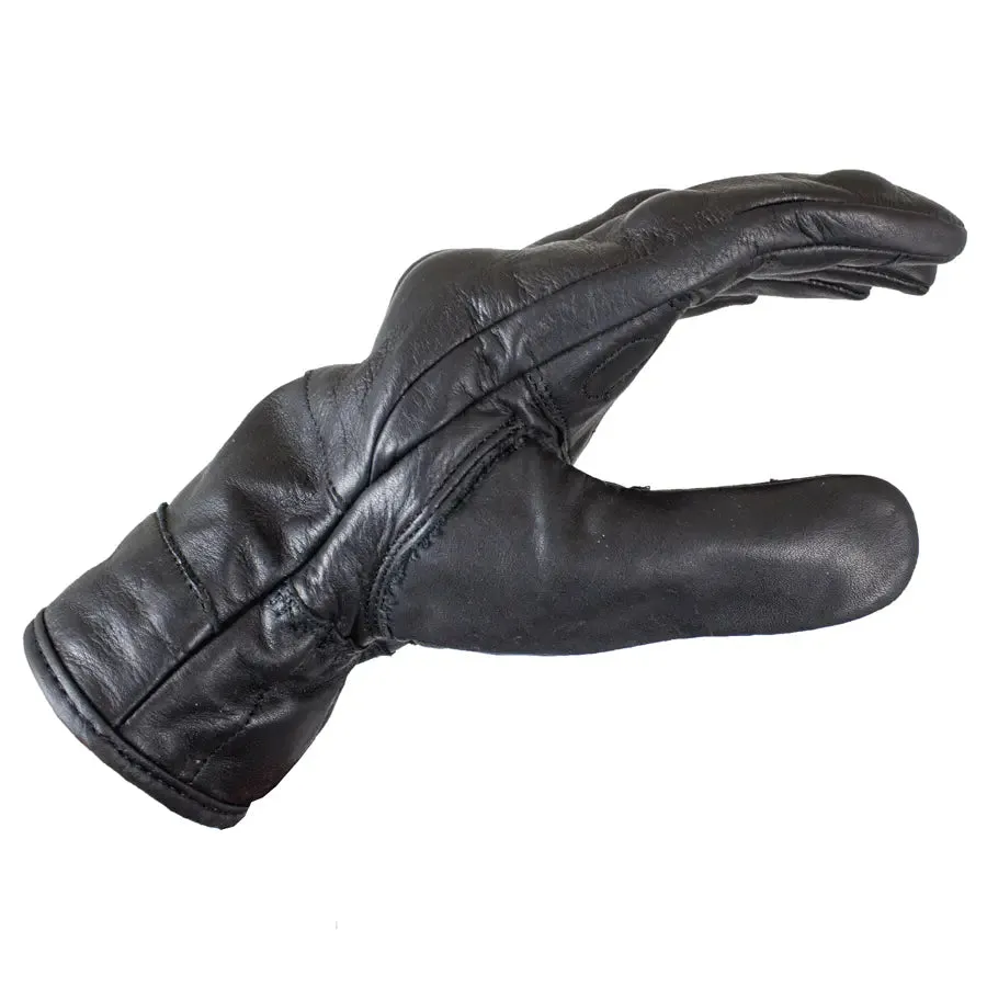 Open Road Men's Leather Kevlar Knuckle Motorcycle Gloves